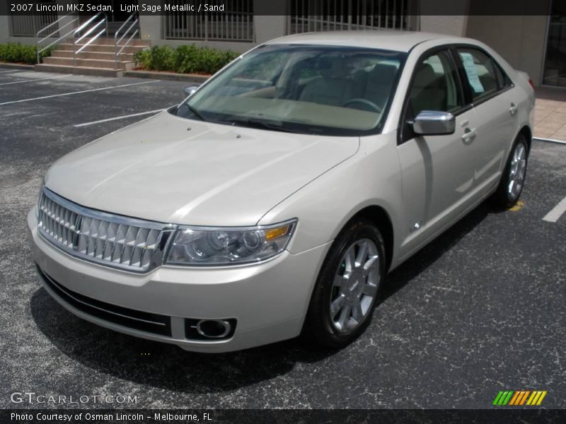 Light Sage Metallic / Sand 2007 Lincoln MKZ Sedan