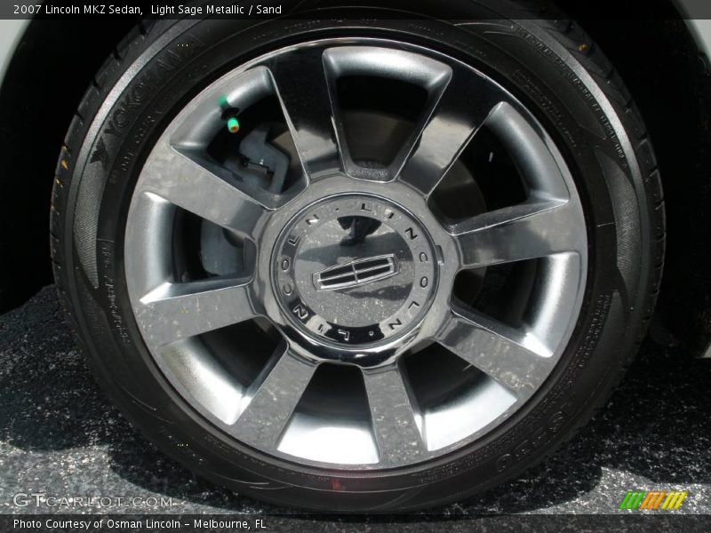 Light Sage Metallic / Sand 2007 Lincoln MKZ Sedan