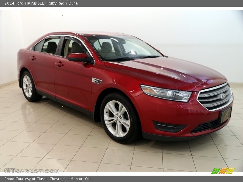Ruby Red / Dune 2014 Ford Taurus SEL