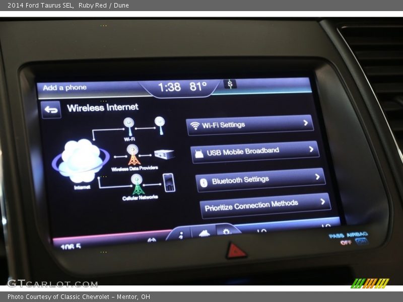 Ruby Red / Dune 2014 Ford Taurus SEL