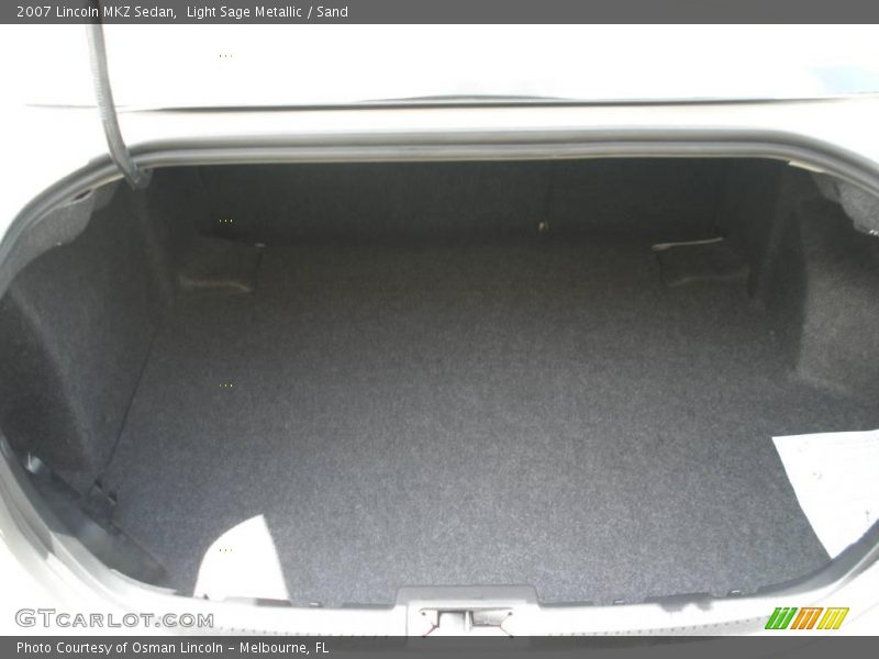 Light Sage Metallic / Sand 2007 Lincoln MKZ Sedan