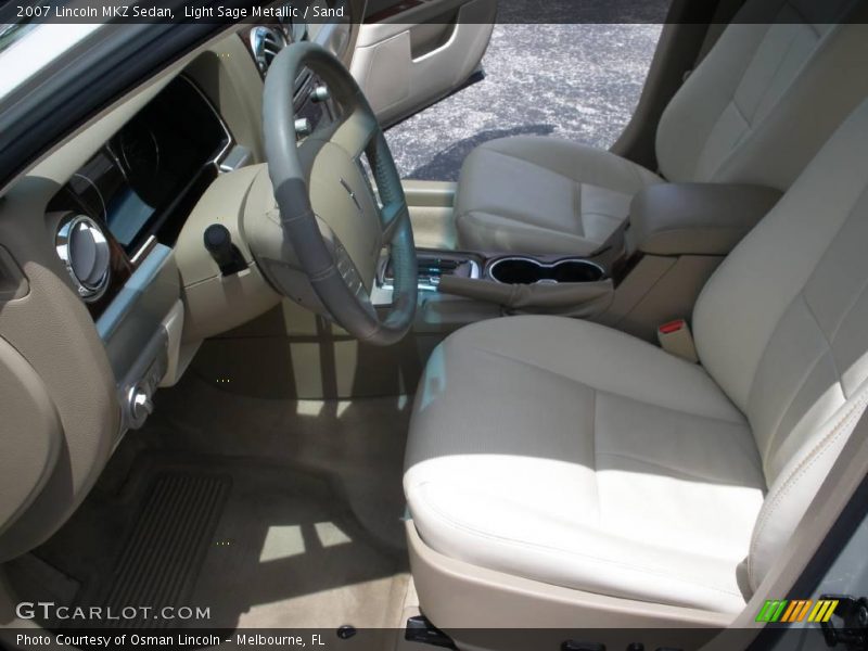 Light Sage Metallic / Sand 2007 Lincoln MKZ Sedan