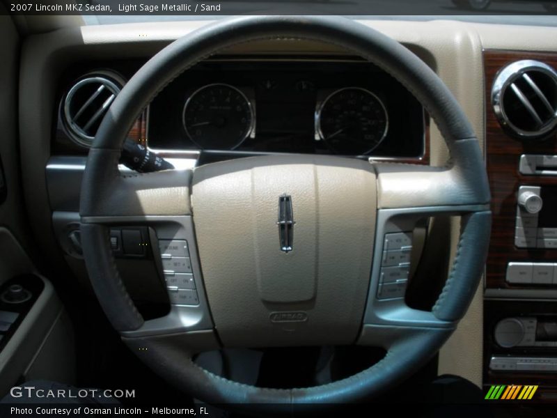 Light Sage Metallic / Sand 2007 Lincoln MKZ Sedan