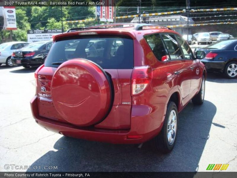 Barcelona Red Pearl / Ash Gray 2007 Toyota RAV4 4WD