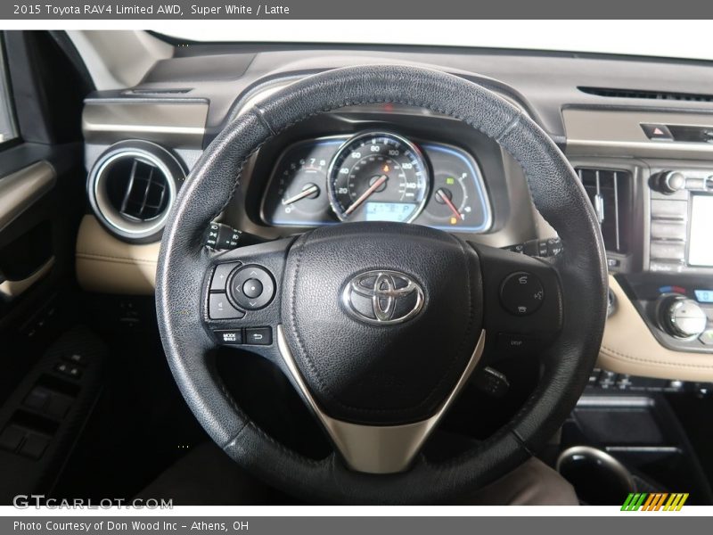 Super White / Latte 2015 Toyota RAV4 Limited AWD