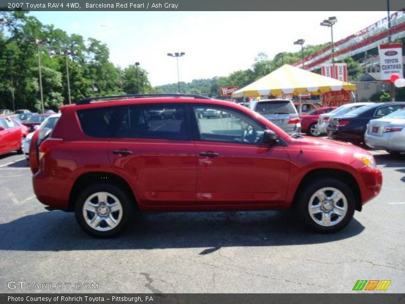 Barcelona Red Pearl / Ash Gray 2007 Toyota RAV4 4WD