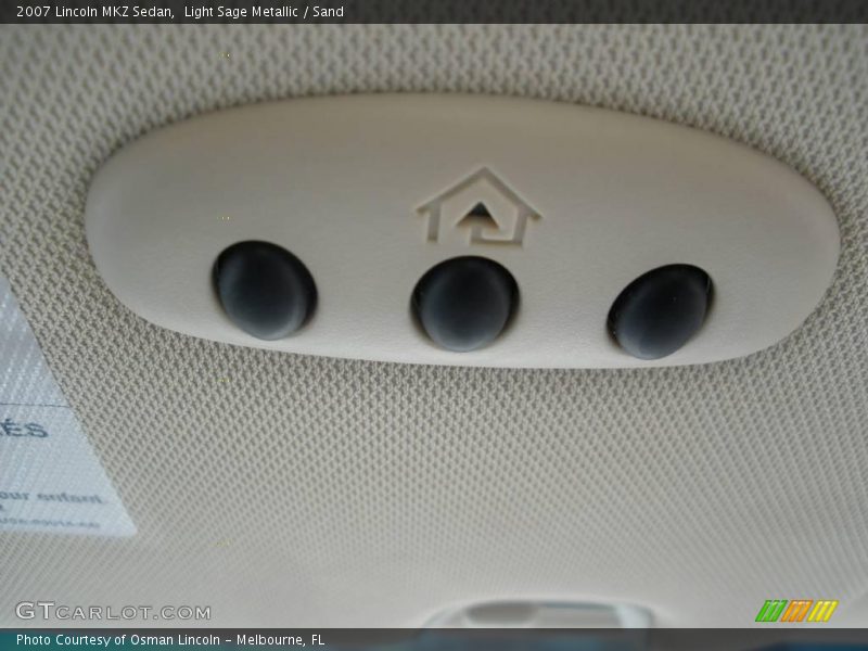 Light Sage Metallic / Sand 2007 Lincoln MKZ Sedan