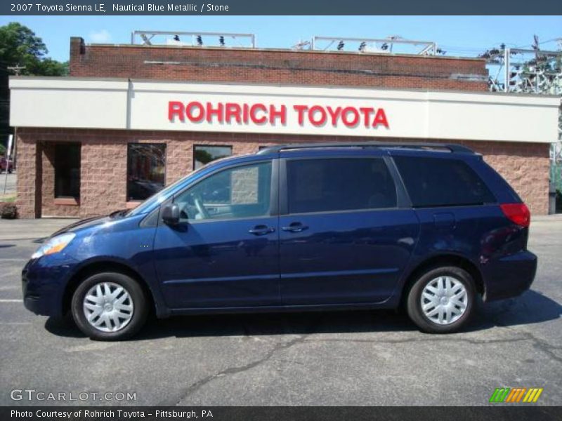 Nautical Blue Metallic / Stone 2007 Toyota Sienna LE