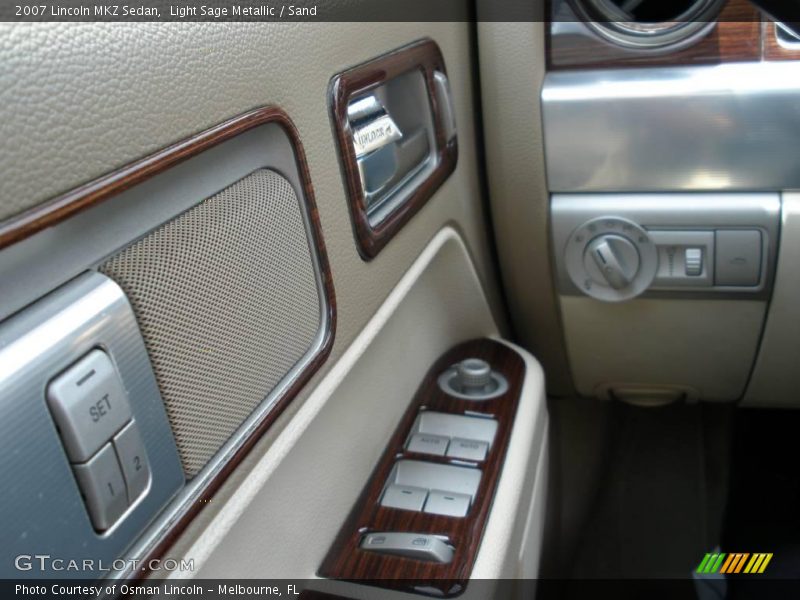 Light Sage Metallic / Sand 2007 Lincoln MKZ Sedan