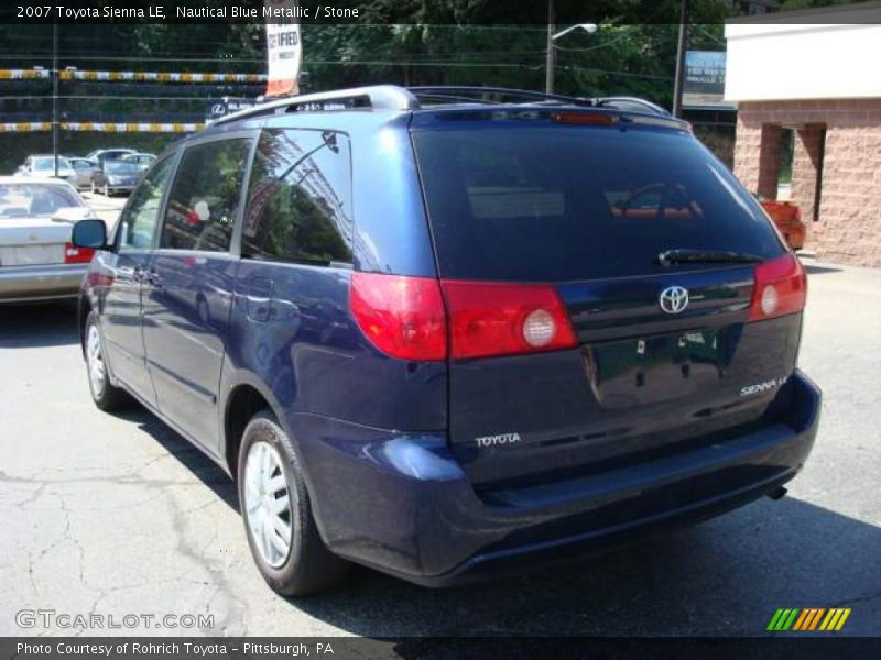 Nautical Blue Metallic / Stone 2007 Toyota Sienna LE