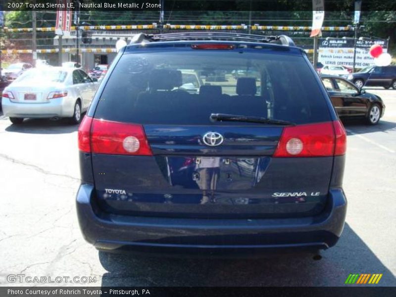 Nautical Blue Metallic / Stone 2007 Toyota Sienna LE