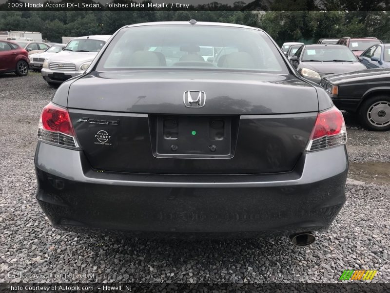 Polished Metal Metallic / Gray 2009 Honda Accord EX-L Sedan