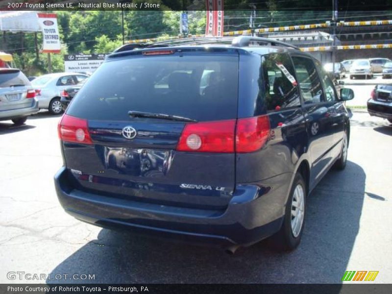 Nautical Blue Metallic / Stone 2007 Toyota Sienna LE