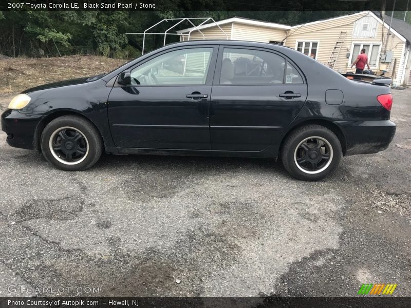 Black Sand Pearl / Stone 2007 Toyota Corolla LE