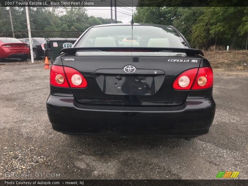 Black Sand Pearl / Stone 2007 Toyota Corolla LE
