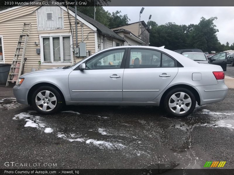 Radiant Silver / Gray 2010 Hyundai Sonata GLS