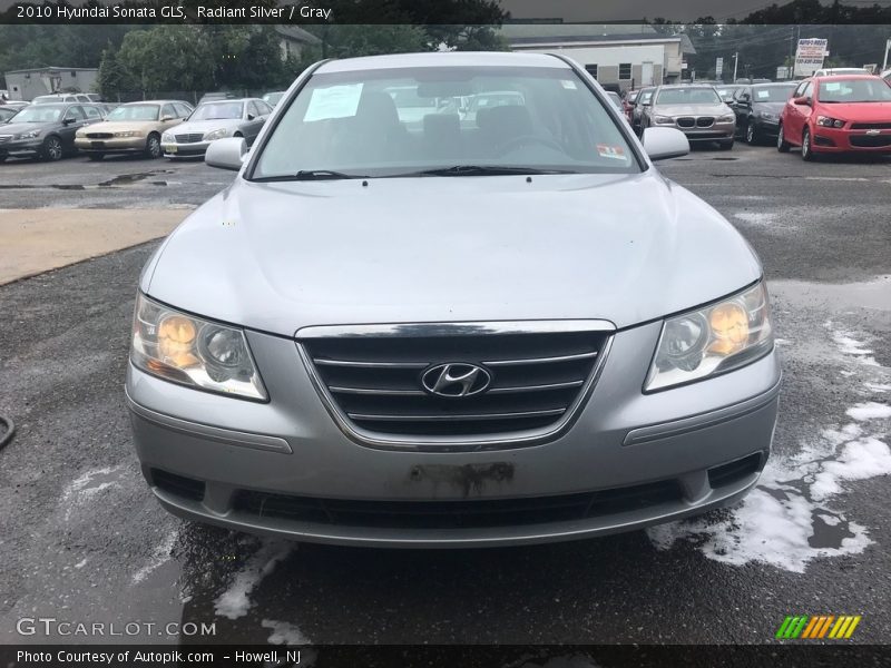 Radiant Silver / Gray 2010 Hyundai Sonata GLS