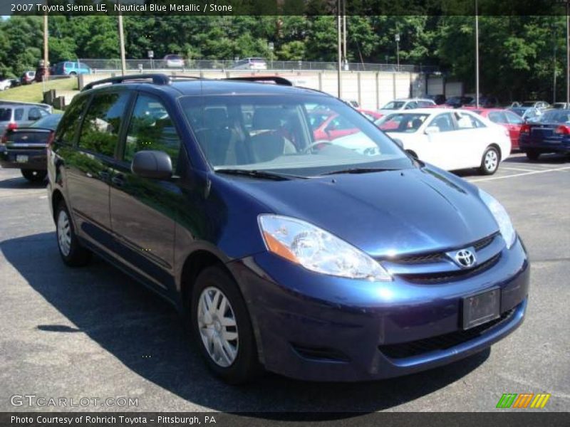 Nautical Blue Metallic / Stone 2007 Toyota Sienna LE