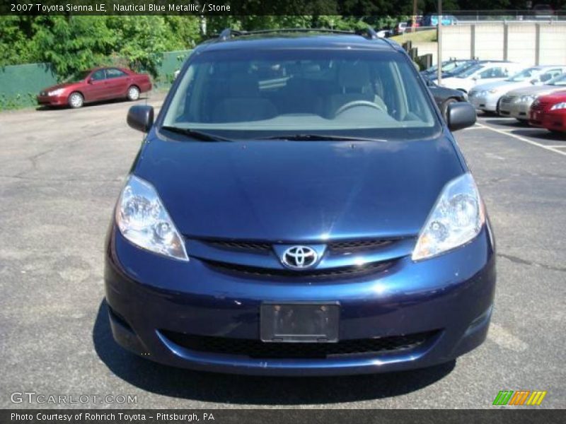 Nautical Blue Metallic / Stone 2007 Toyota Sienna LE