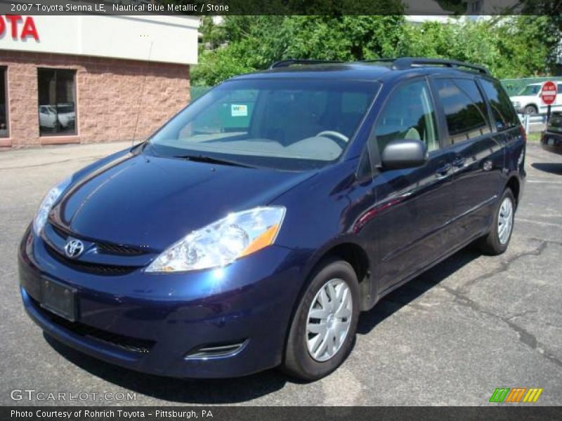 Nautical Blue Metallic / Stone 2007 Toyota Sienna LE