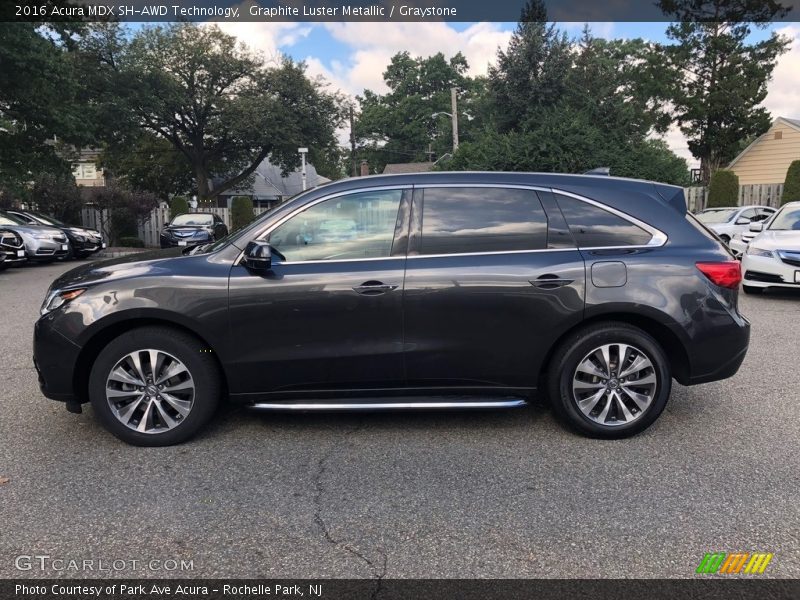 Graphite Luster Metallic / Graystone 2016 Acura MDX SH-AWD Technology