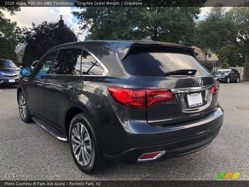 Graphite Luster Metallic / Graystone 2016 Acura MDX SH-AWD Technology