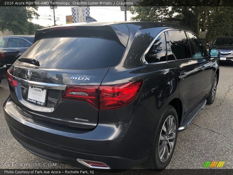 Graphite Luster Metallic / Graystone 2016 Acura MDX SH-AWD Technology