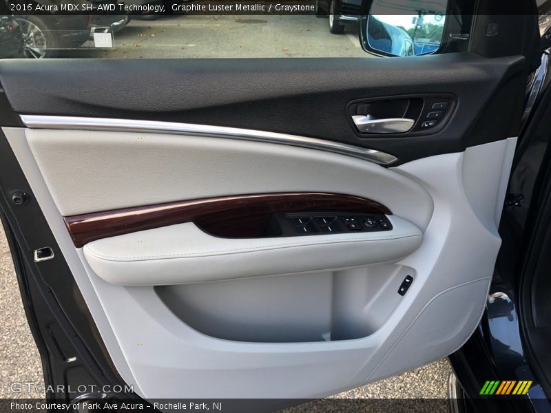 Graphite Luster Metallic / Graystone 2016 Acura MDX SH-AWD Technology