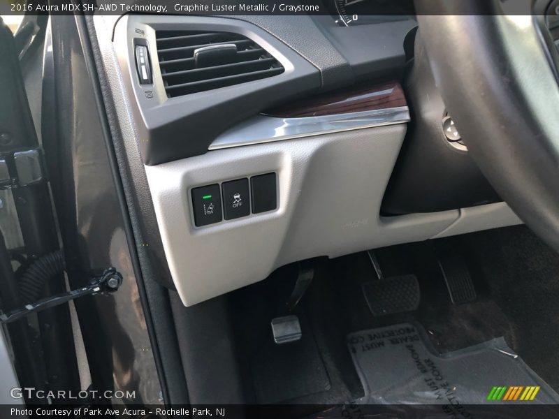 Graphite Luster Metallic / Graystone 2016 Acura MDX SH-AWD Technology