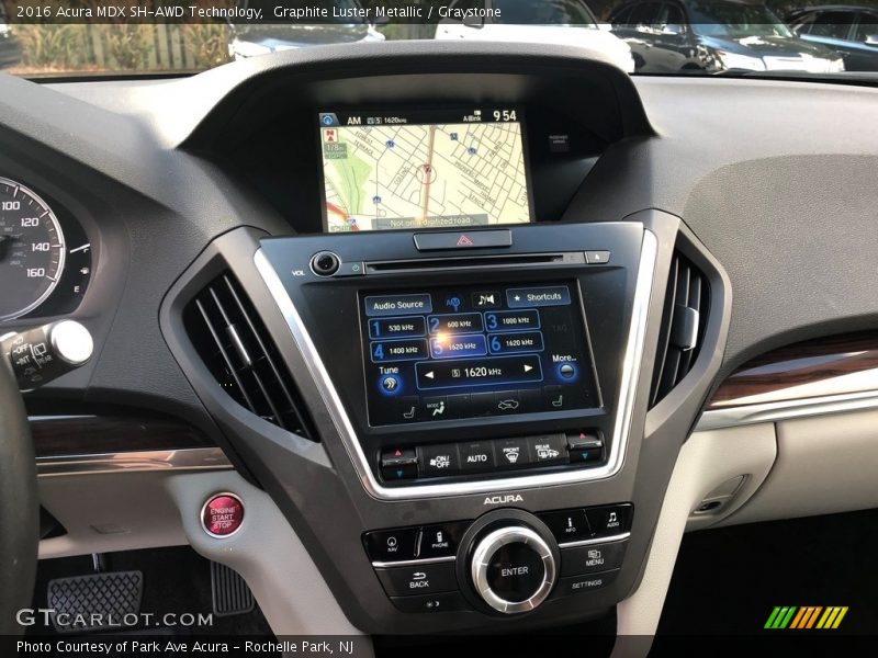 Graphite Luster Metallic / Graystone 2016 Acura MDX SH-AWD Technology