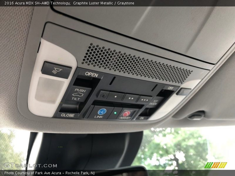 Graphite Luster Metallic / Graystone 2016 Acura MDX SH-AWD Technology