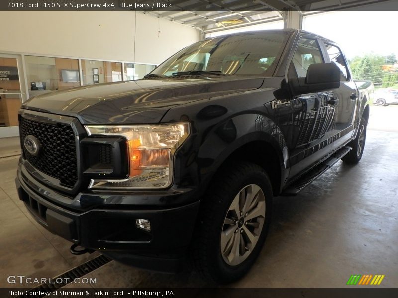 Blue Jeans / Black 2018 Ford F150 STX SuperCrew 4x4