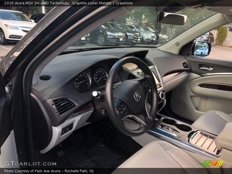 Graphite Luster Metallic / Graystone 2016 Acura MDX SH-AWD Technology