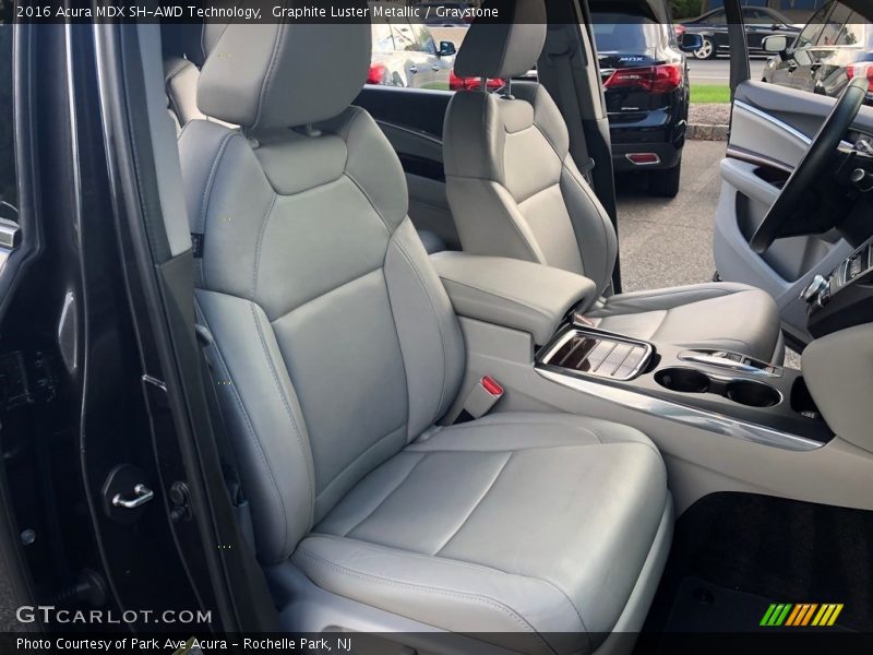 Graphite Luster Metallic / Graystone 2016 Acura MDX SH-AWD Technology