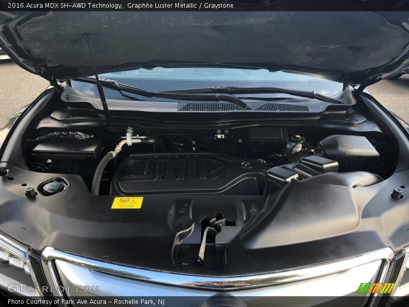 Graphite Luster Metallic / Graystone 2016 Acura MDX SH-AWD Technology
