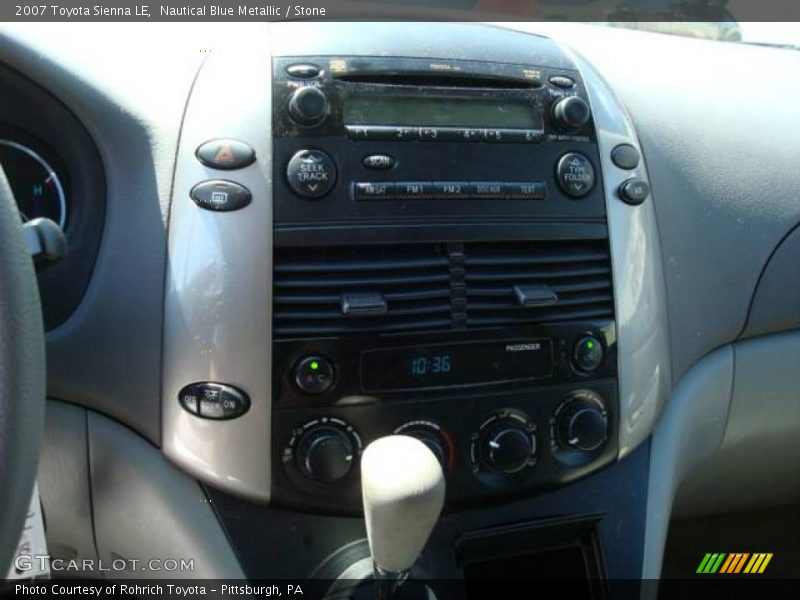 Nautical Blue Metallic / Stone 2007 Toyota Sienna LE