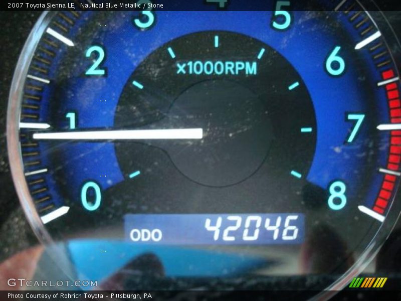Nautical Blue Metallic / Stone 2007 Toyota Sienna LE