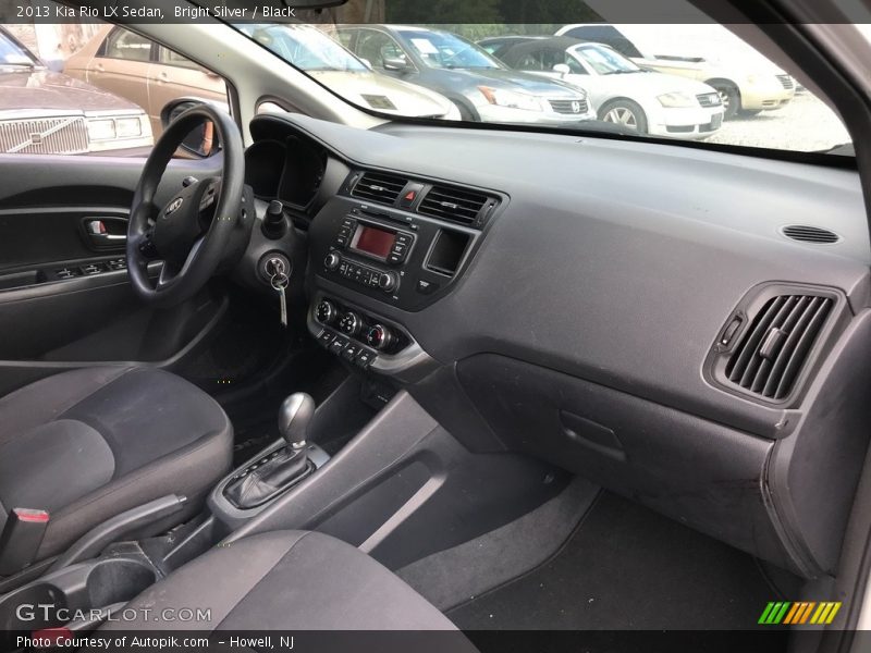 Bright Silver / Black 2013 Kia Rio LX Sedan