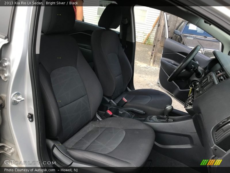 Bright Silver / Black 2013 Kia Rio LX Sedan