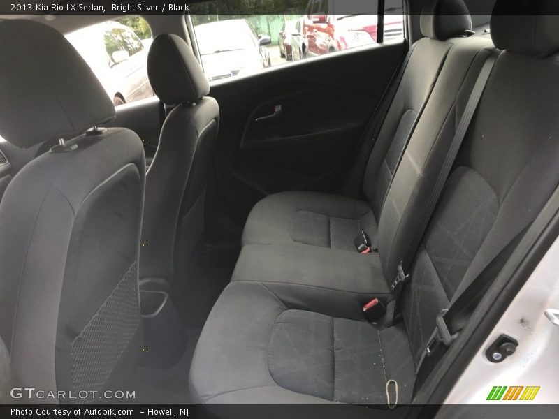 Bright Silver / Black 2013 Kia Rio LX Sedan