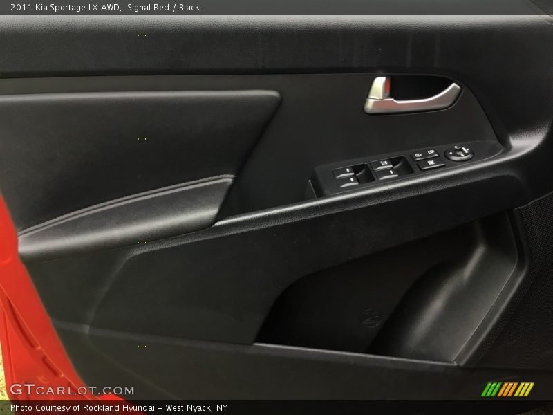 Signal Red / Black 2011 Kia Sportage LX AWD