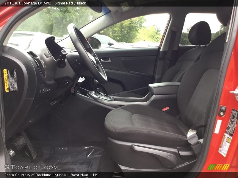 Signal Red / Black 2011 Kia Sportage LX AWD