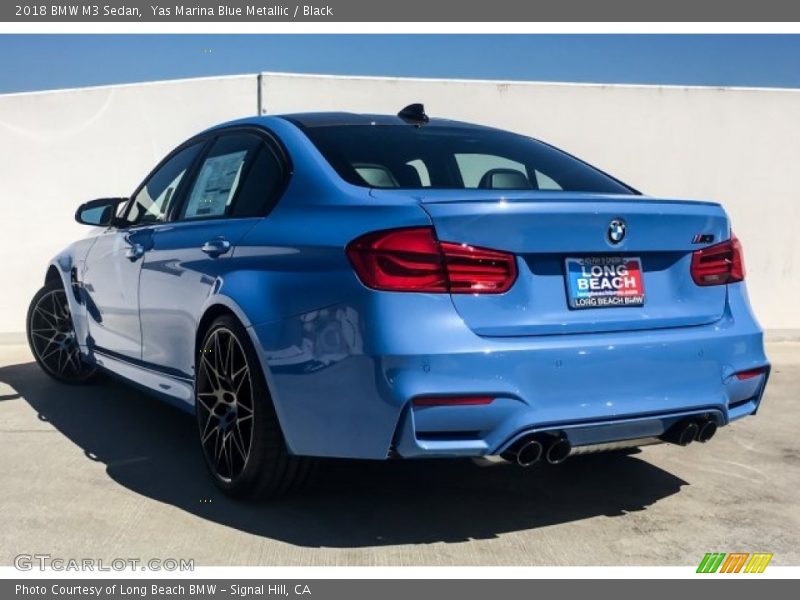 Yas Marina Blue Metallic / Black 2018 BMW M3 Sedan