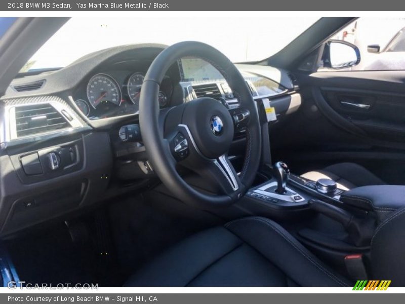 Yas Marina Blue Metallic / Black 2018 BMW M3 Sedan