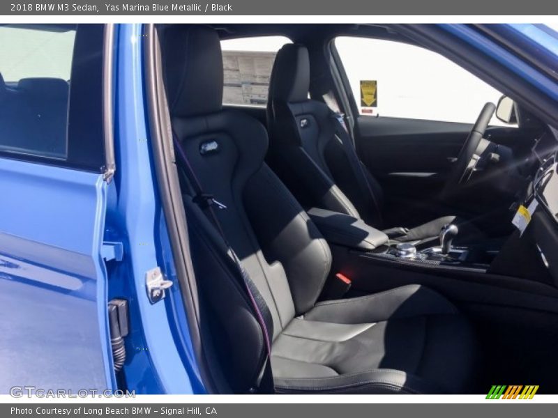 Yas Marina Blue Metallic / Black 2018 BMW M3 Sedan