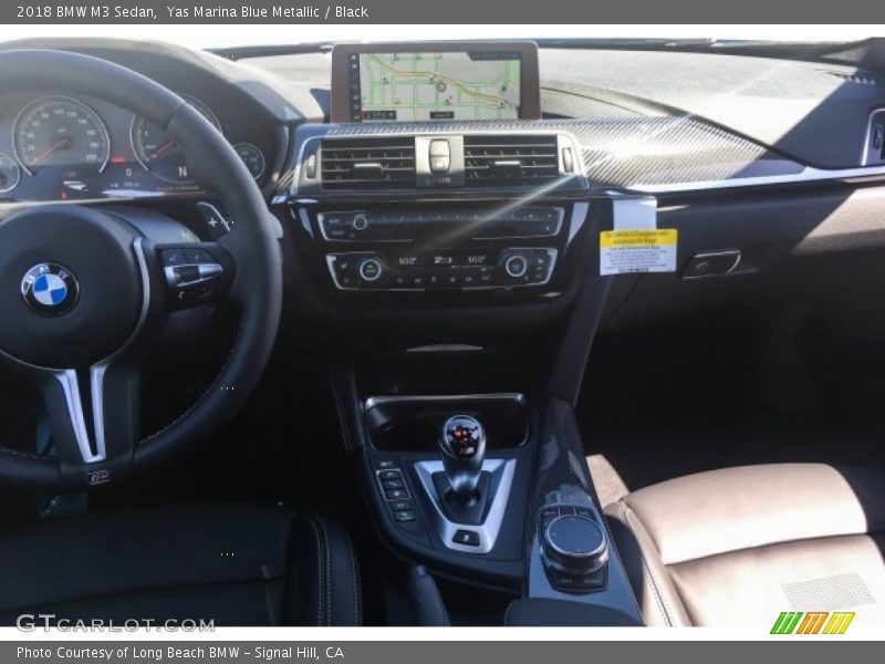 Yas Marina Blue Metallic / Black 2018 BMW M3 Sedan