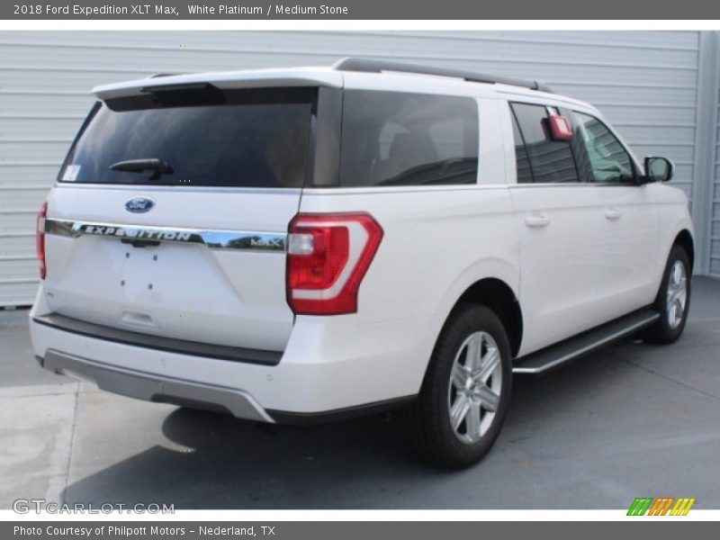 White Platinum / Medium Stone 2018 Ford Expedition XLT Max