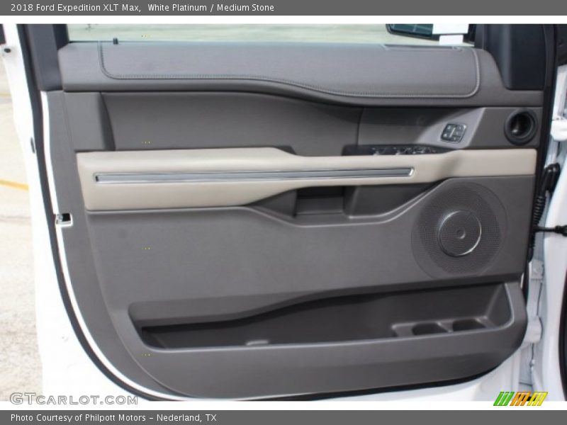 White Platinum / Medium Stone 2018 Ford Expedition XLT Max