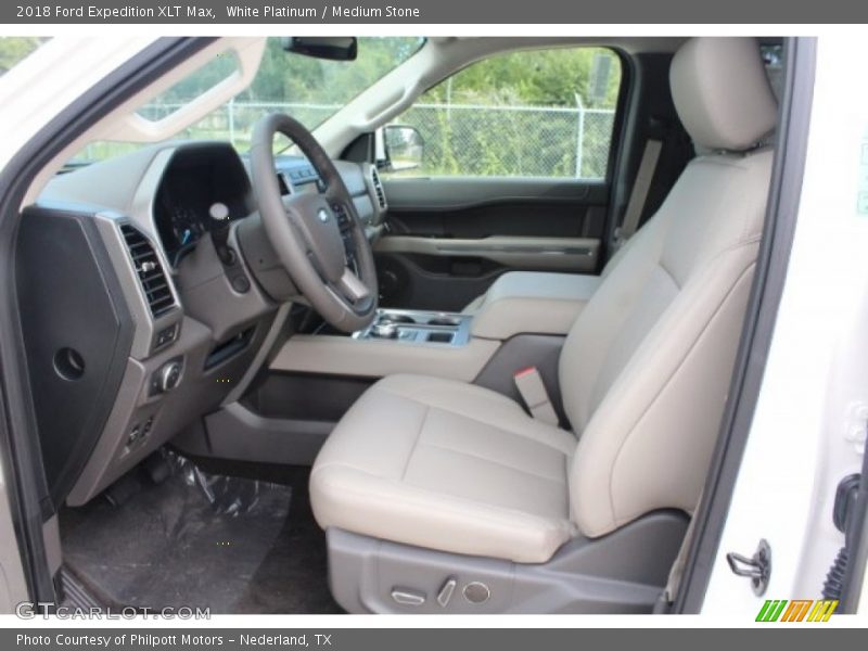 White Platinum / Medium Stone 2018 Ford Expedition XLT Max