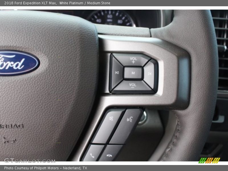 White Platinum / Medium Stone 2018 Ford Expedition XLT Max